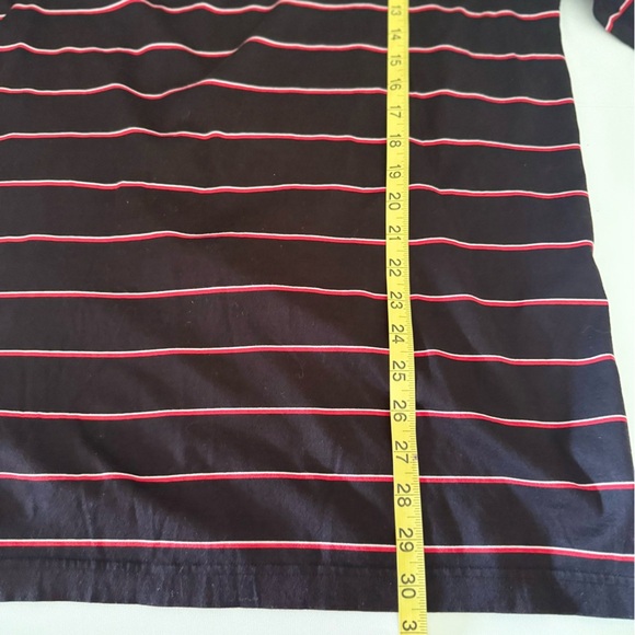 Nicklaus Golf Black Red Stripe Polo Shirt XL Cotton Double Mercerized Classic - Picture 6 of 6